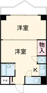 西河原マリーンハイツ【3階】の間取り
