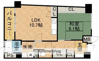 プリオール浜名湖【11階】の間取り
