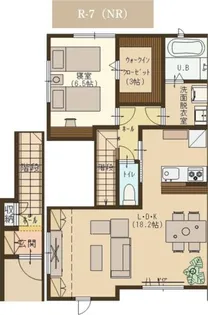 ユーソニアン柏崎・松波Aの間取り