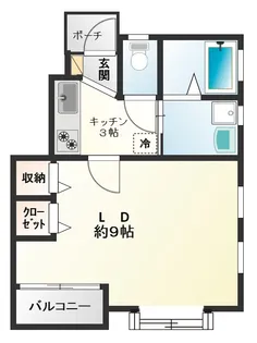 アイリス錦町【1階】の間取り