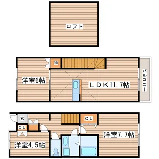 クラレット82の間取り