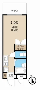 テグラス【1階】の間取り