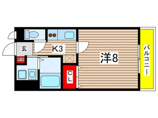 ア-スリ-エイト【1階】の間取り