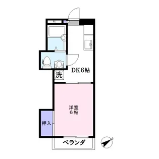 シルバーマンション【2階】の間取り