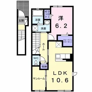 アヴェニール R&M【2階】の間取り