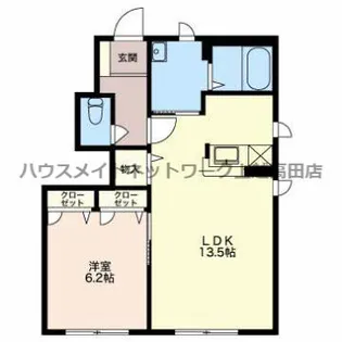 アーバンスクエアE【2階】の間取り