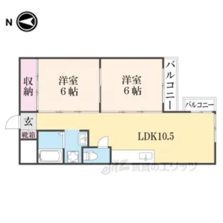 コーポラス大宮【3階】の間取り