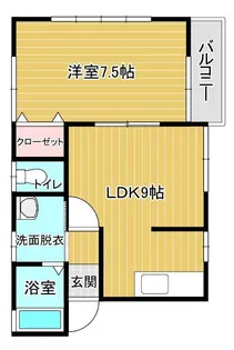 ピーソセレサ【1階】の間取り