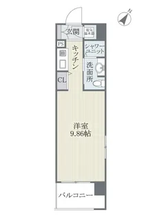 フェルト627【2階】の間取り