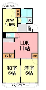 ハイムパストラル【1階】の間取り