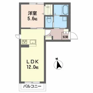 マンション立石【1階】の間取り