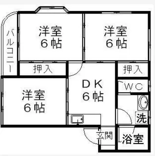 メゾン千代【1階】の間取り