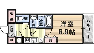 ファーストレジデンス大阪ベイサイド【6階】の間取り