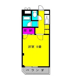 ハイツ稲田III【3階】の間取り