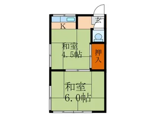 久ま乃荘【2階】の間取り