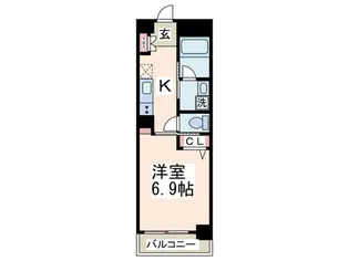 オーボワL´est【9階】の間取り