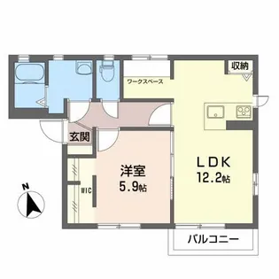 アネックス A【1階】の間取り