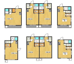 ワンルームのぞみ【2階】の間取り