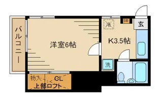 古川荘【2階】の間取り
