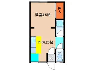 コーポ春日【2階】の間取り
