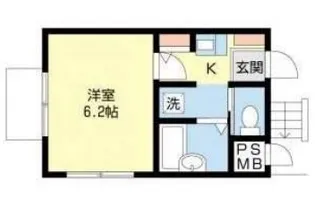 プライオリティ湊町【3階】の間取り