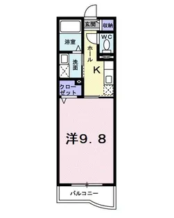 レジデンス・ファイン【3階】の間取り