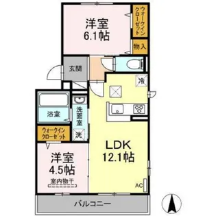 ラディッシュハウス【1階】の間取り