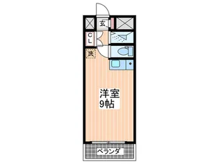 中広ミニモーク【2階】の間取り