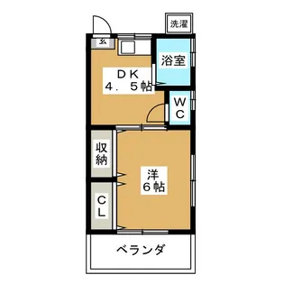 グリーンバレーI【1階】の間取り