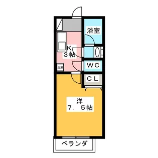 リヴェールTK【2階】の間取り