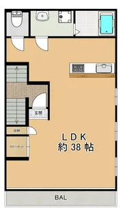 今福鶴見駅前パートII【3階】の間取り