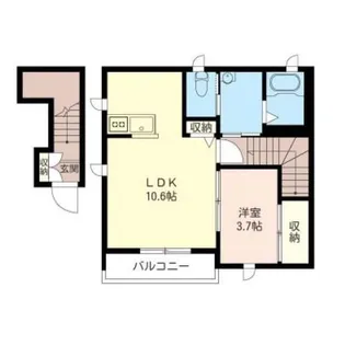 パークメゾン宮町【2階】の間取り
