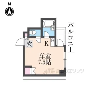 ジャルス郡山【5階】の間取り