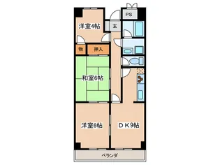 KRプラザ【3階】の間取り