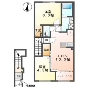 ハイツ浜ノ台【2階】の間取り