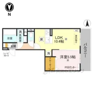 GRAMM西衣手町【1階】の間取り