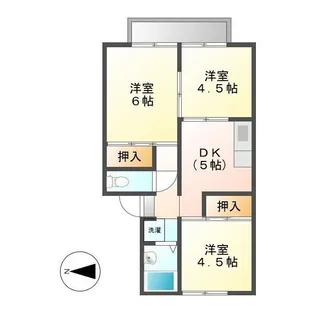 フォレストイン松が丘【2階】の間取り