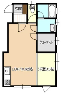 アンダンテI【2階】の間取り