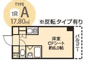 ドミール堺筋本町【2階】の間取り
