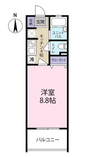 ゴールドアルモ経塚【3階】の間取り