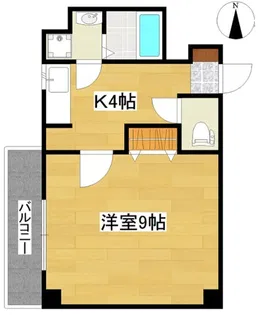 ジュネスシャトーB【3階】の間取り