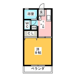 ハイツ斉藤【2階】の間取り