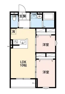 robot home 新田【1階】の間取り