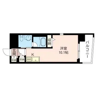 マストライフ日本橋本町【6階】の間取り