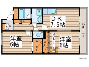 コ-ポ市丘【2階】の間取り