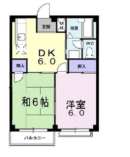エルディムMIZU【2階】の間取り
