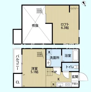 ブランカ【1階】の間取り