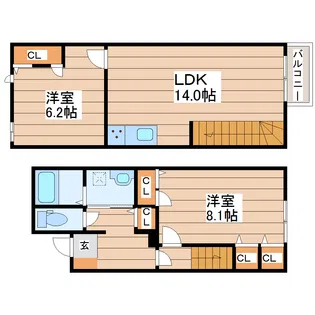 ボンヌメゾンの間取り