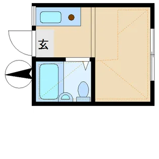 スリーウッドハイツB【2階】の間取り