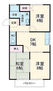 アルシェ【2階】の間取り